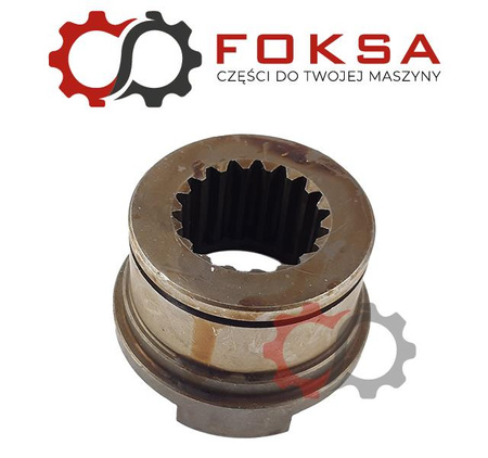 Sprzęgło kłowe z otworem