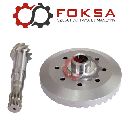 Wałek atakujący z kołem talerzowym