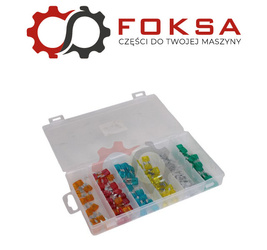 Zestaw bezpieczników płytkowych MINI - 100szt