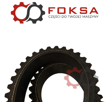 Pas klinowy wariatorowy - zębaty