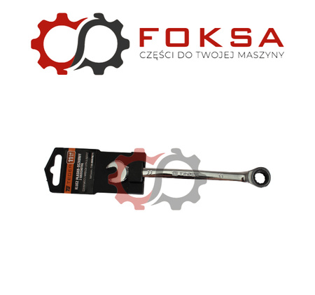 Klucz płasko-oczkowy z grzechotką 11 mm / TEGER