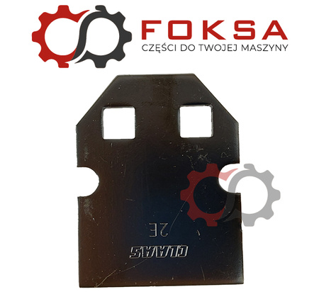 Nakładka / Zabierak łańcucha wciągającego / Czyścik łańcucha