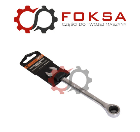 Klucz płasko-oczkowy z grzechotką 11 mm / TEGER