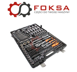 Zestaw kluczy nasadowych 220 szt TEGER