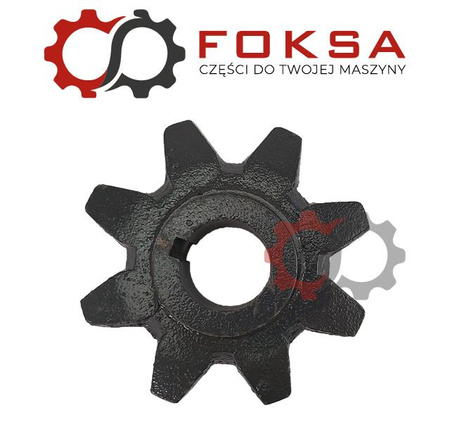 Zębatka przenośnika pochyłego