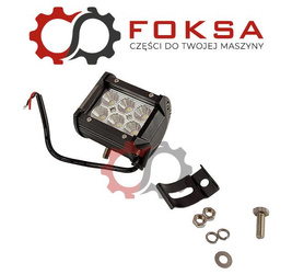 Lampa robocza (prostokąt) 6 LED x3W, 2750Lm