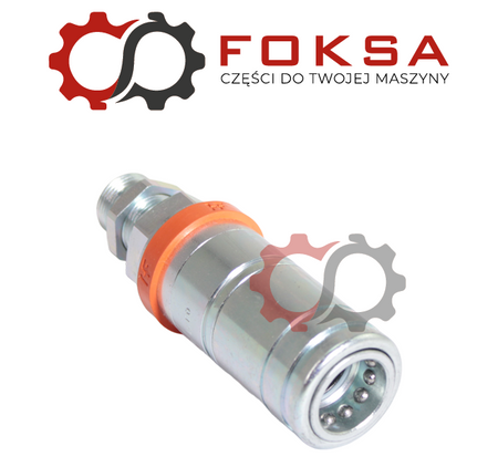 Szybkozłącze hydrauliczne gniazdo FASTER z nakrętką kontrującą