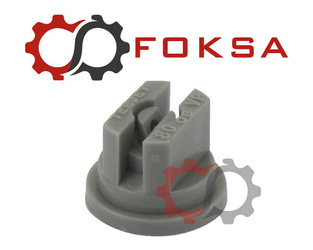 TeeJet Rozpylacz / Dysza płaskostrumieniowa TP 80° szara, z tworzywa sztucznego