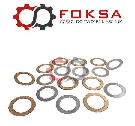 Zestaw tarcz ciernych kosza sprzęgłowego WOM ORG