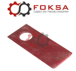 Nożyk kosiarki rotacyjnej (polska kosiarka) - prosty