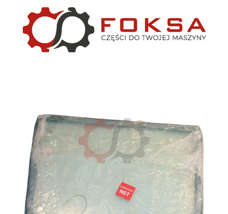 Szyba drzwiowa górna - zielona