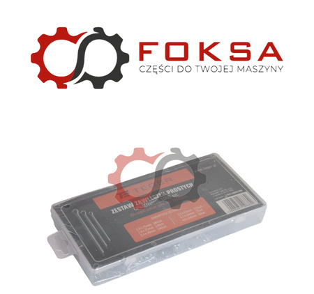 Zestaw zawleczek prostych 1000szt. TEGER