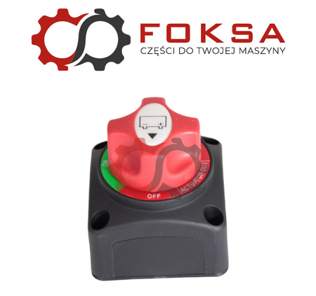 Odłącznik akumulatora / wyłącznik masy - hebel