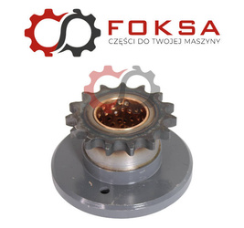 Zębatka napędu ślimaka wysypu