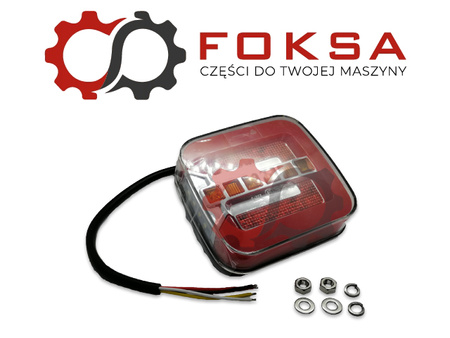 Lampa tylna zespolona LED kierunkowskaz dynamiczny, LEWA