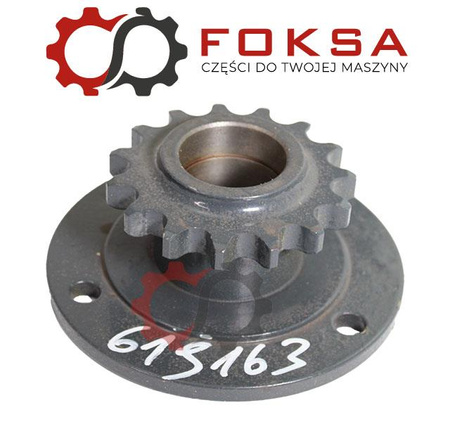 Zębatka z kołnierzem