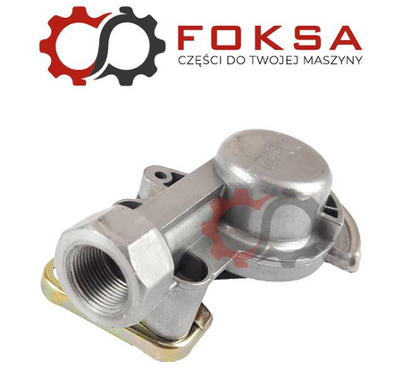 Złącze powietrza miękkie (czarne) - ciągnik (22mm)