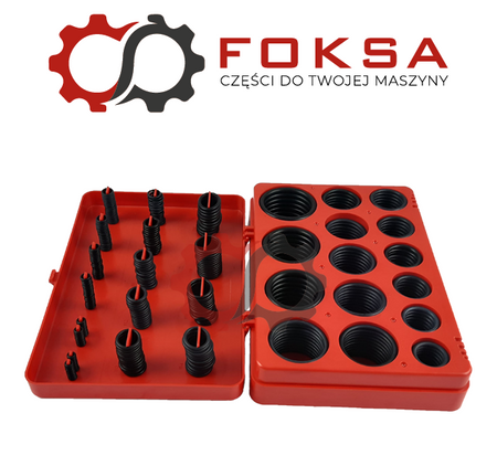 Zestaw o-ringów calowych (walizka)