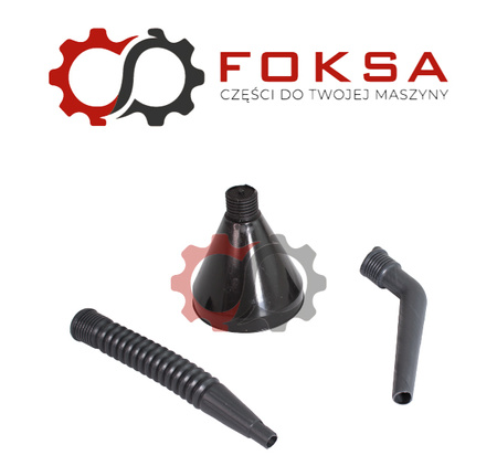 Lejek do paliwa plastikowy - 3 części