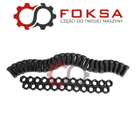 Śruba płużna z nakrętką