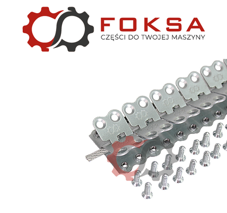 Spinka pasa prasy rolującej - 289mm, 12 elementów