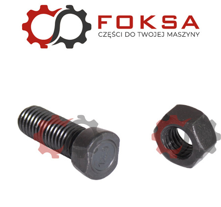 Śruba z nakrętką do dłuta