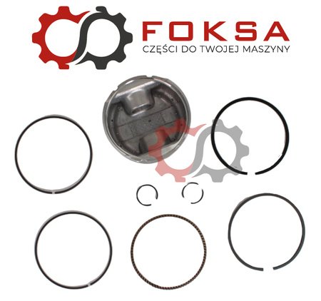 Tłok z pierścieniami - bez sworznia