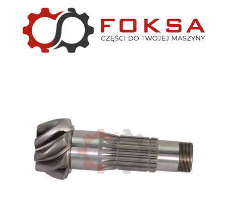 Wałek ataku z kołem talerzowym