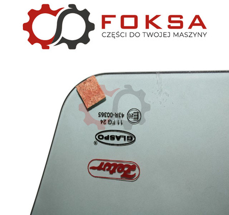 Szyba drzwi lewa - zieloa