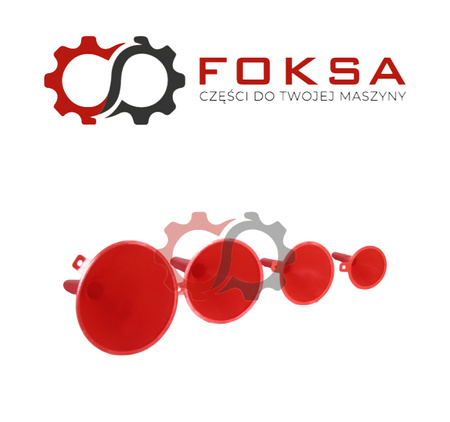 Lejek do paliwa plastikowy zestaw 4szt