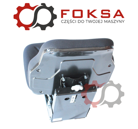 Siedzenie z amortyzacją mechaniczna (pokryte tkaniną)