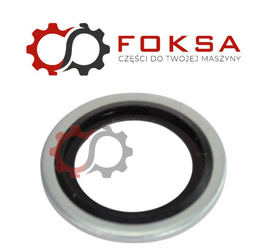 Podkładka metalowo - gumowa z prowadzeniem M22