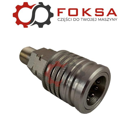 Szybkozłącze hydrauliczne gniazdo EURO M18 - long