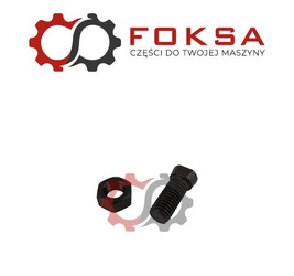 Śruba dłuta z nakrętką (dwustronnie ścięta)