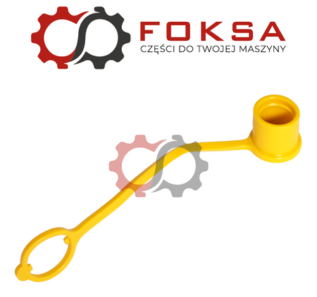 Zatyczka wtyczki hydraulicznej / Zatyczka przeciwkurzowa - żólta