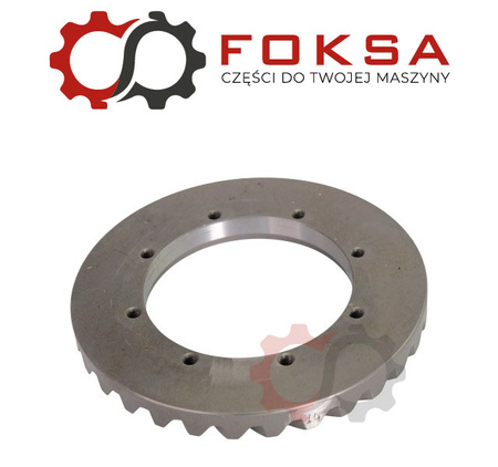 Wałek ataku z kołem talerzowym