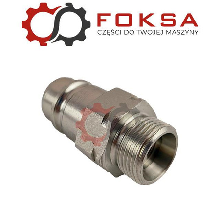 Szybkozłącze hydrauliczne wtyczka EURO M22