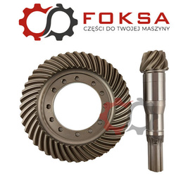 Wałek ataku z kołem talerzowym