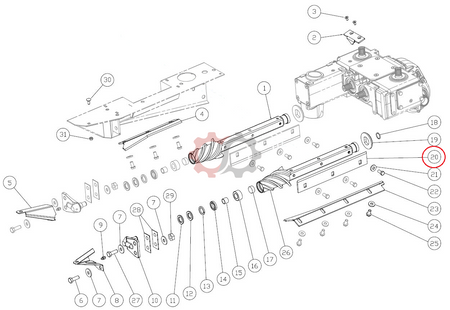Nóż walca zrywacza