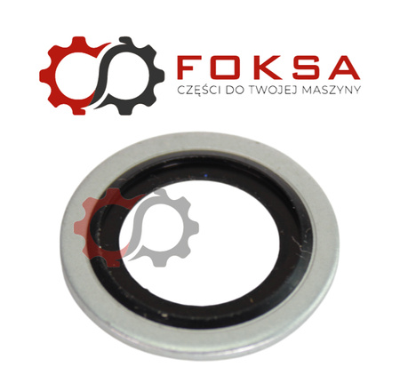 Podkładka metalowo - gumowa z prowadzeniem M18