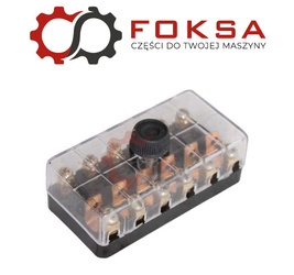 Skrzynka 6 bezpieczników cylindrycznych