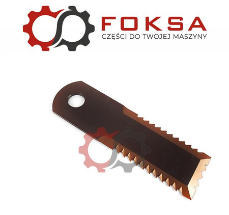 Nóż sieczkarni ruchomy Rasspe - zębaty