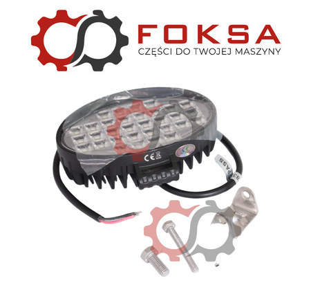 Lampa robocza 32LED OSRAM, 5700K, 2560lm  - elipsa