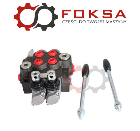 Rozdzielacz hydrauliczny dwusekcyjny PQ