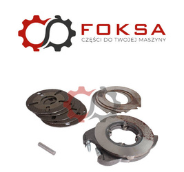 Hamulec kompletny tylniej osi z wałkiem - lewy ORG