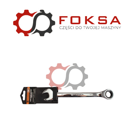 Klucz płasko-oczkowy z grzechotką 18 mm / TEGER