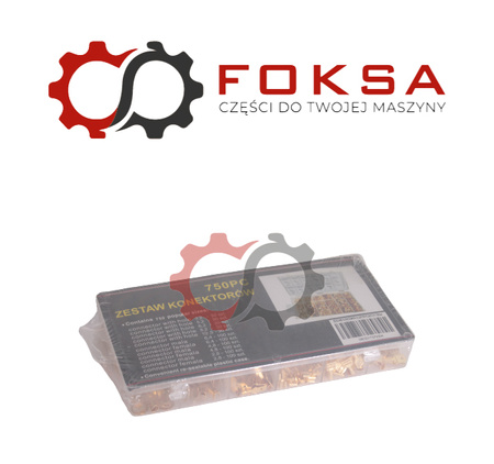 Zestaw końcówek elektrycznych 750szt