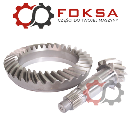 Wałek atakujący z kołem talerzowym