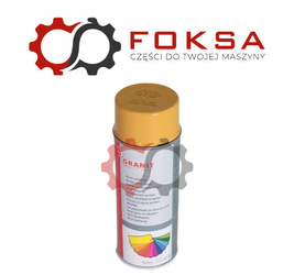 Farba / Lakier akrylowy w sprayu New Holland - żółty nowa wersja