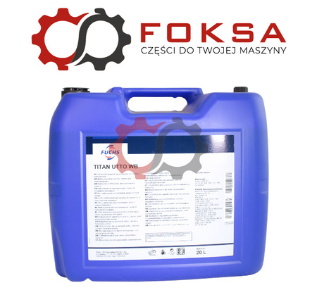 Olej hydrauliczno przekładniowy FUCHS TITAN UTTO WB 20L